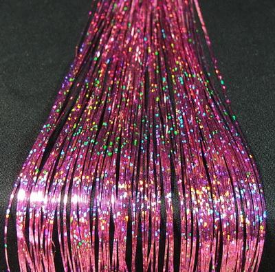 SPARKLING PINK / ROZE GLITTER HAIR TINSELS